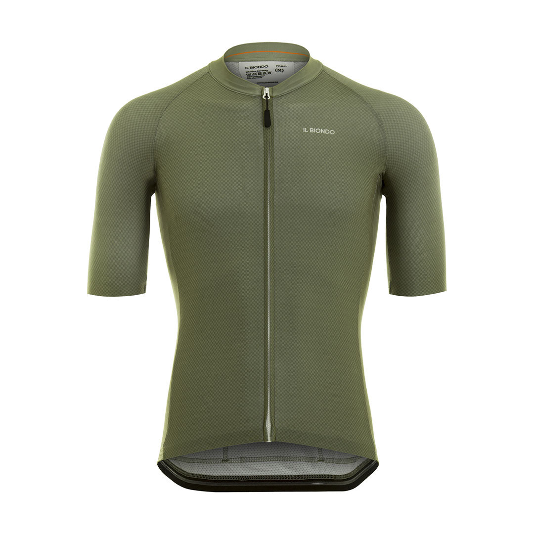Il Biondo Monument II Jersey Herre - Light Olive