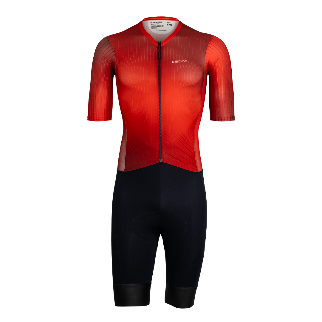 IL Biondo Sprintsuit SS Long Herre - Red
