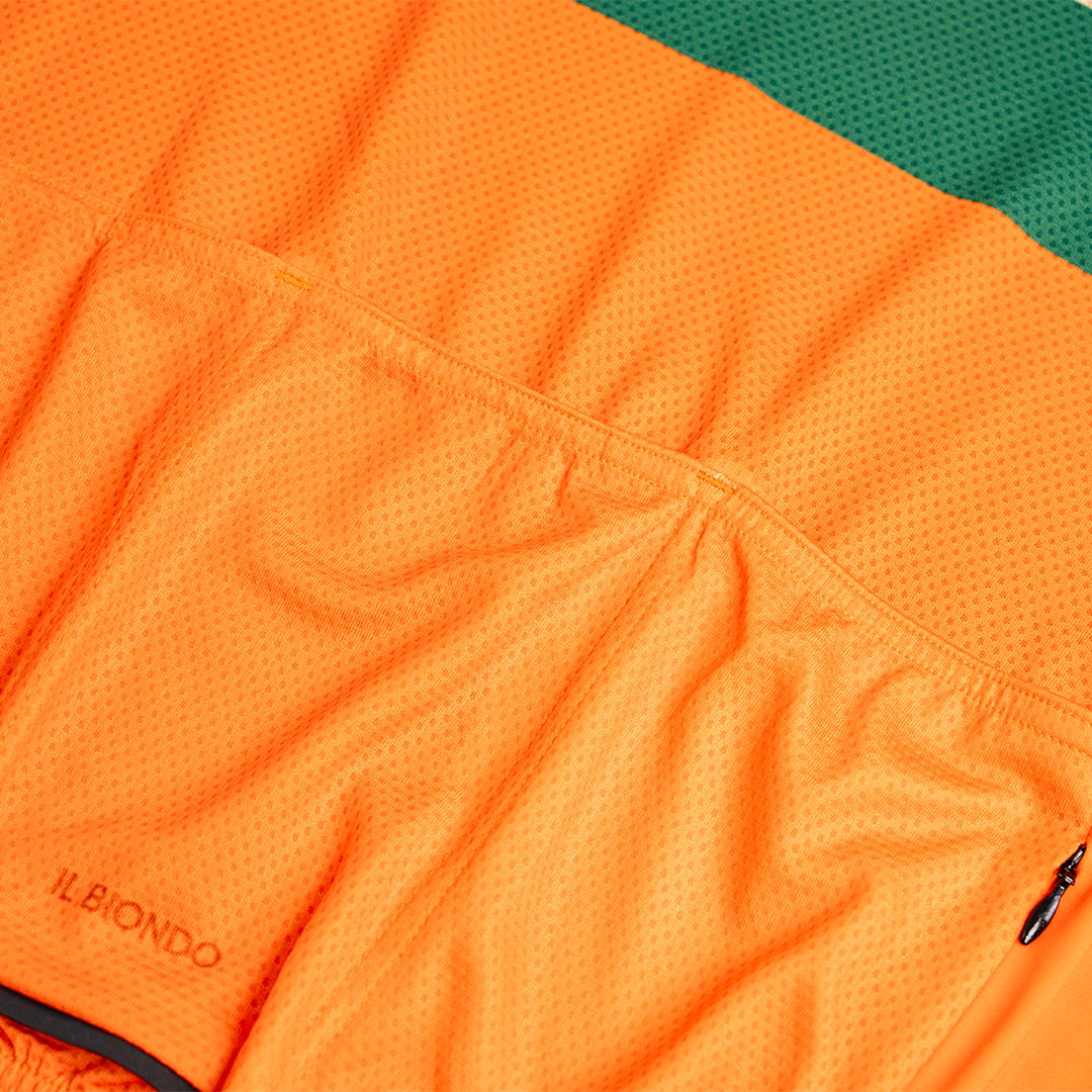 IL Biondo Retro Jersey Herre - Tuscany Orange