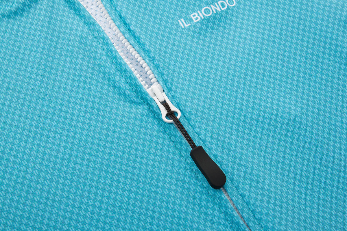 Il Biondo Monument II Jersey Dame - Cyan Blue