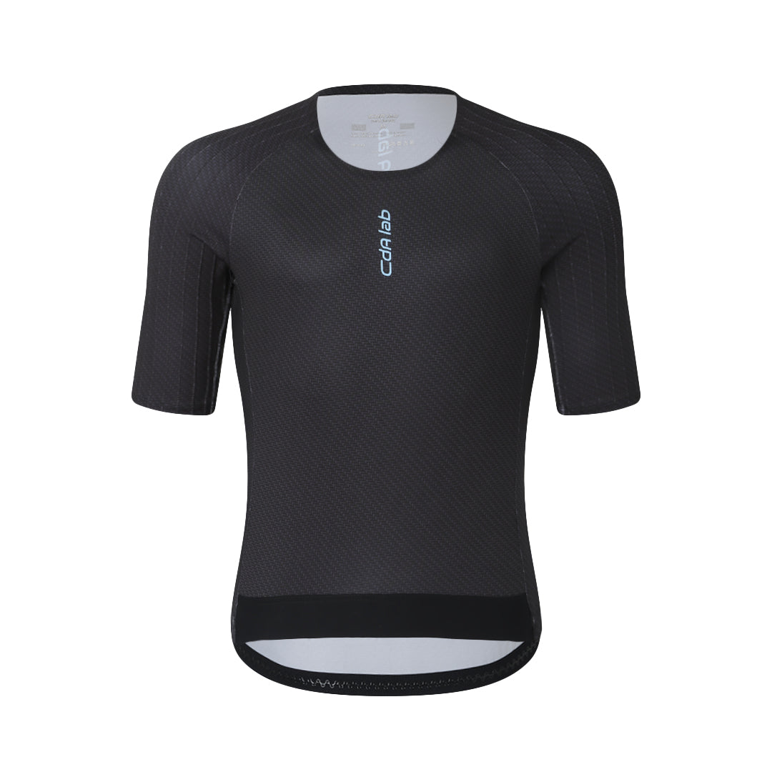 CdA lab Kortærmet Aero Jersey Zipless - Black Steel