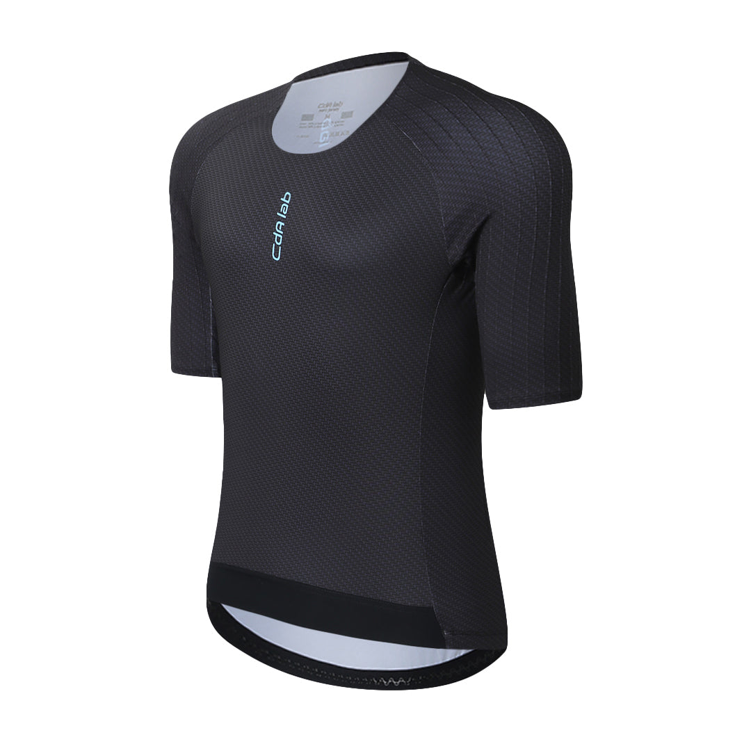 CdA lab Kortærmet Aero Jersey Zipless - Black Steel