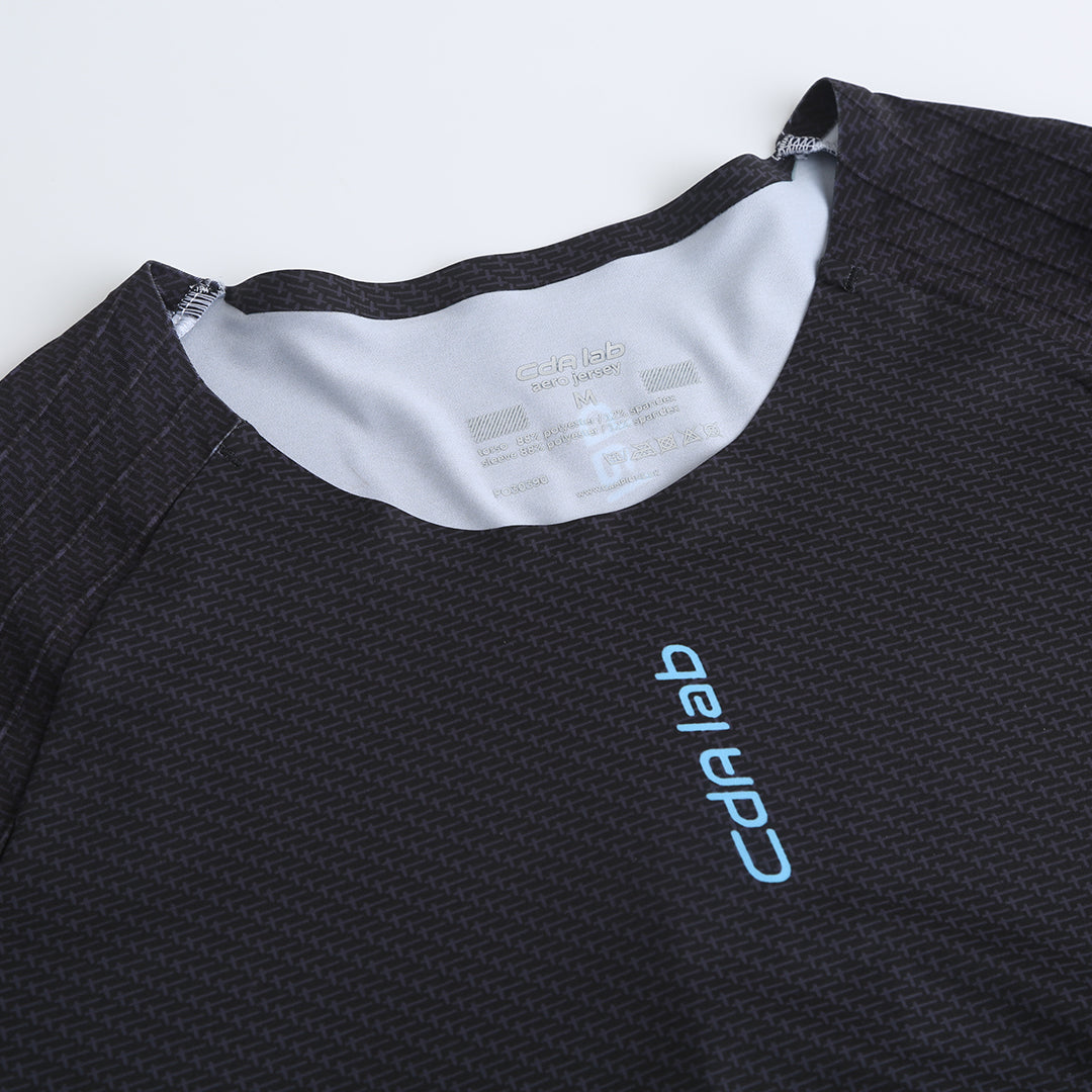 CdA lab Kortærmet Aero Jersey Zipless - Black Steel