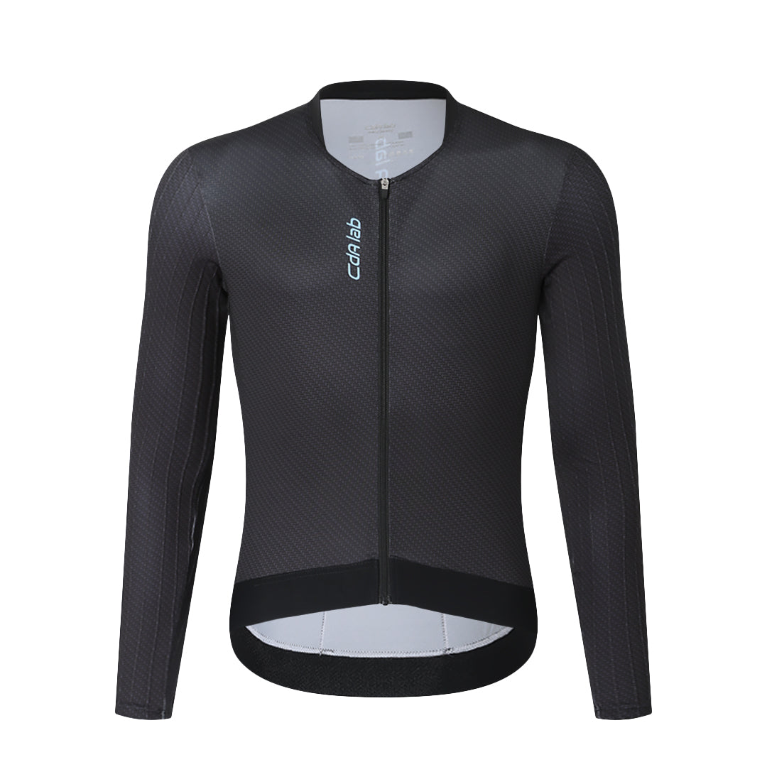 CdA lab Langærmet Aero Jersey - Black Steel