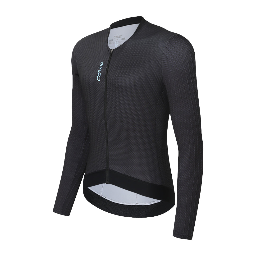 CdA lab Langærmet Aero Jersey - Black Steel