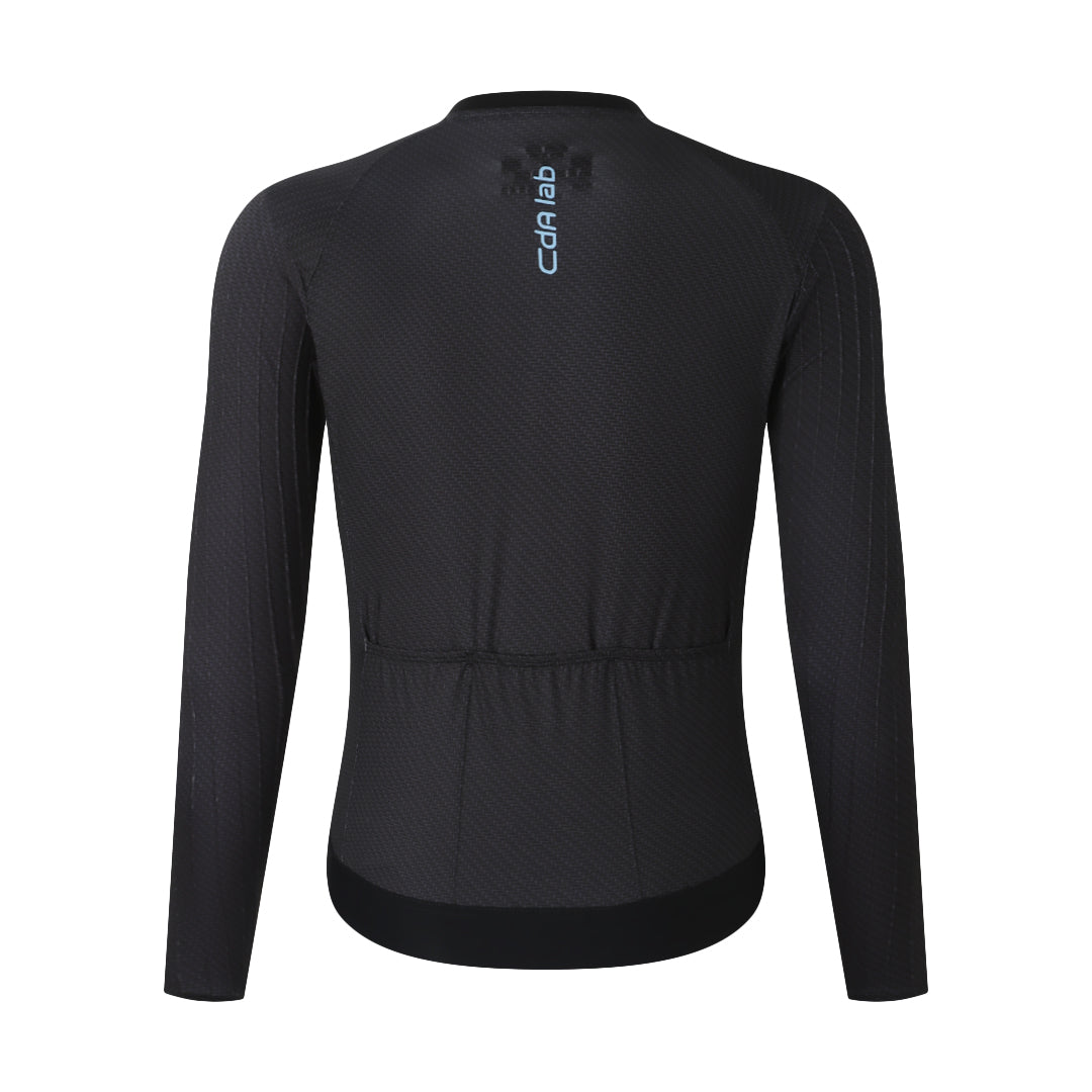 CdA lab Langærmet Aero Jersey - Black Steel
