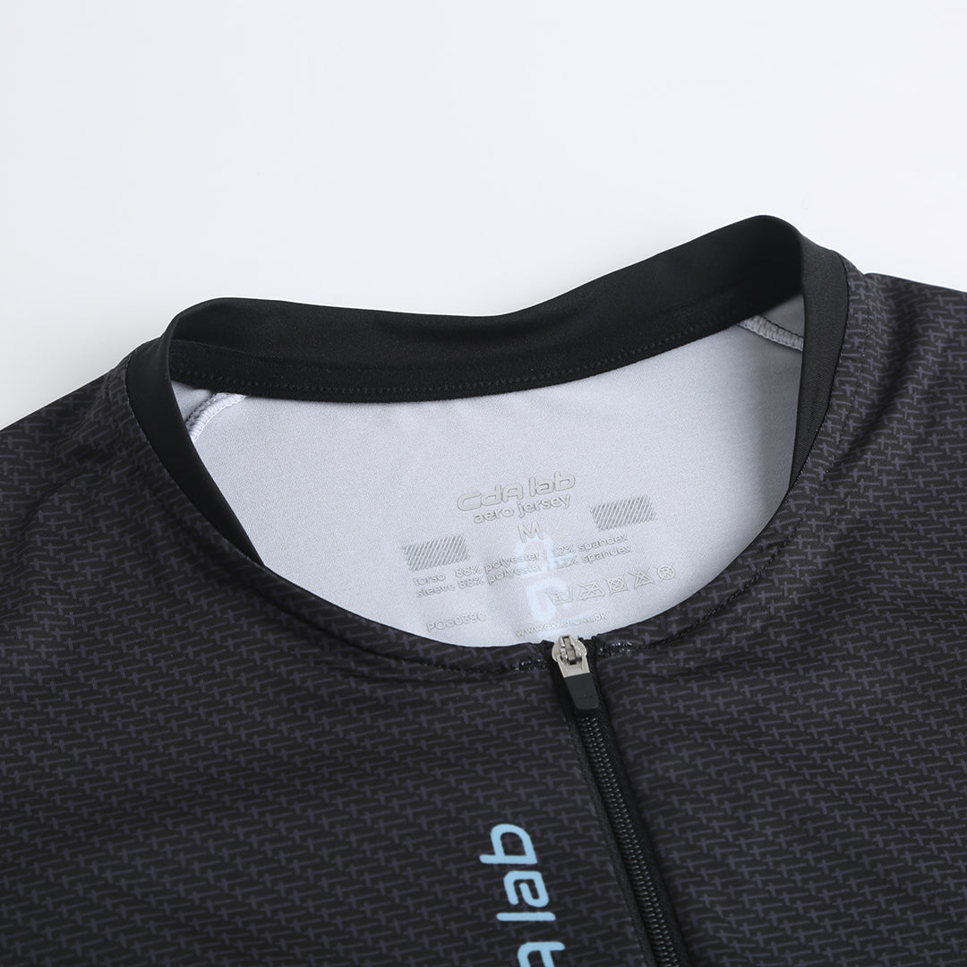 CdA lab Langærmet Aero Jersey - Black Steel