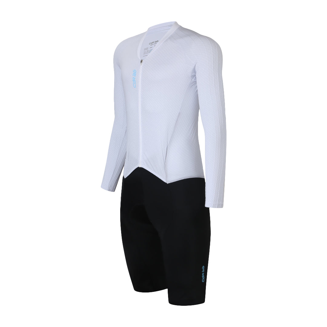 CdA lab Langærmet Aero Suit Herre - Silver White