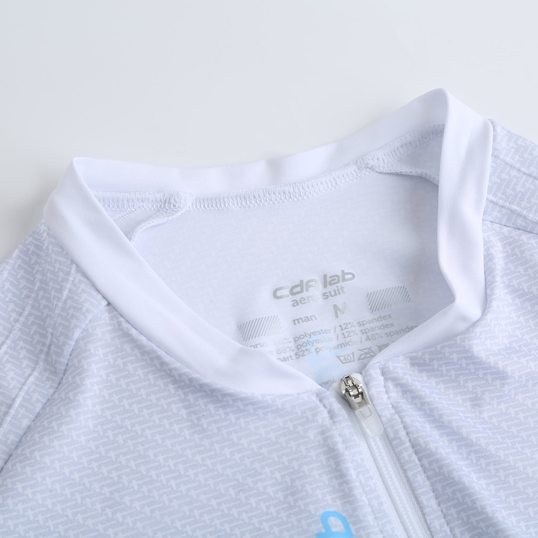 CdA lab Langærmet Aero Suit Herre - Silver White