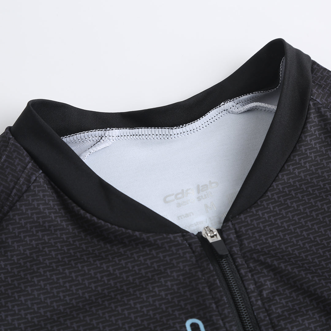 CdA lab Kortærmet Aero Suit Herre - Black Steel