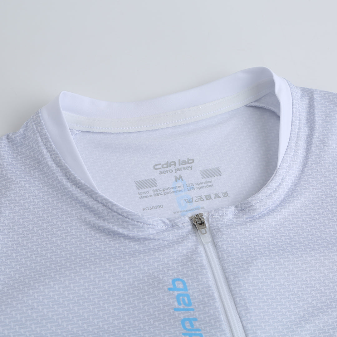 CdA lab Kortærmet Aero Jersey - Silver White