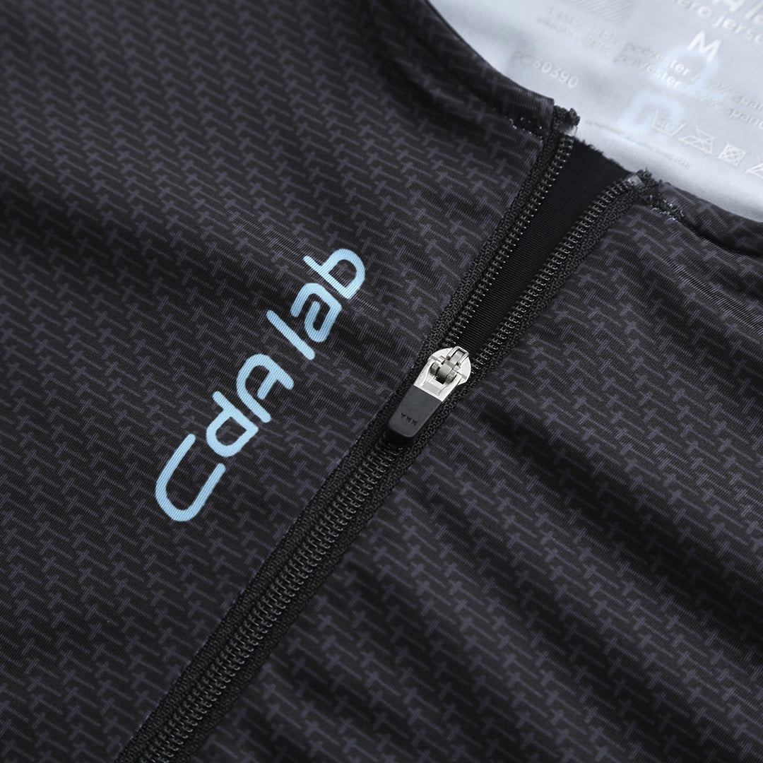 CdA lab Kortærmet Aero Jersey - Black Steel