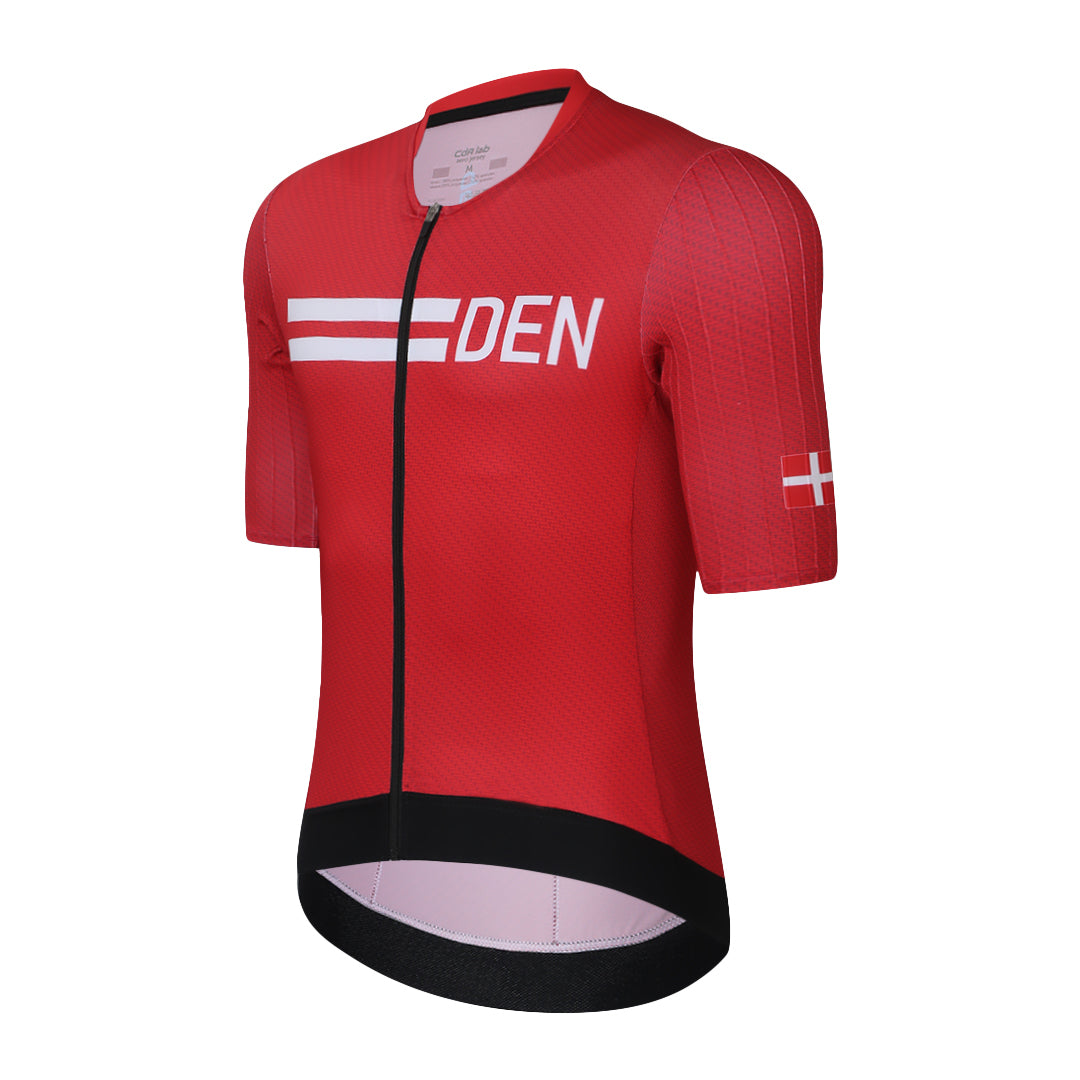 CdA lab Kortærmet Aero Jersey Danmark - Red