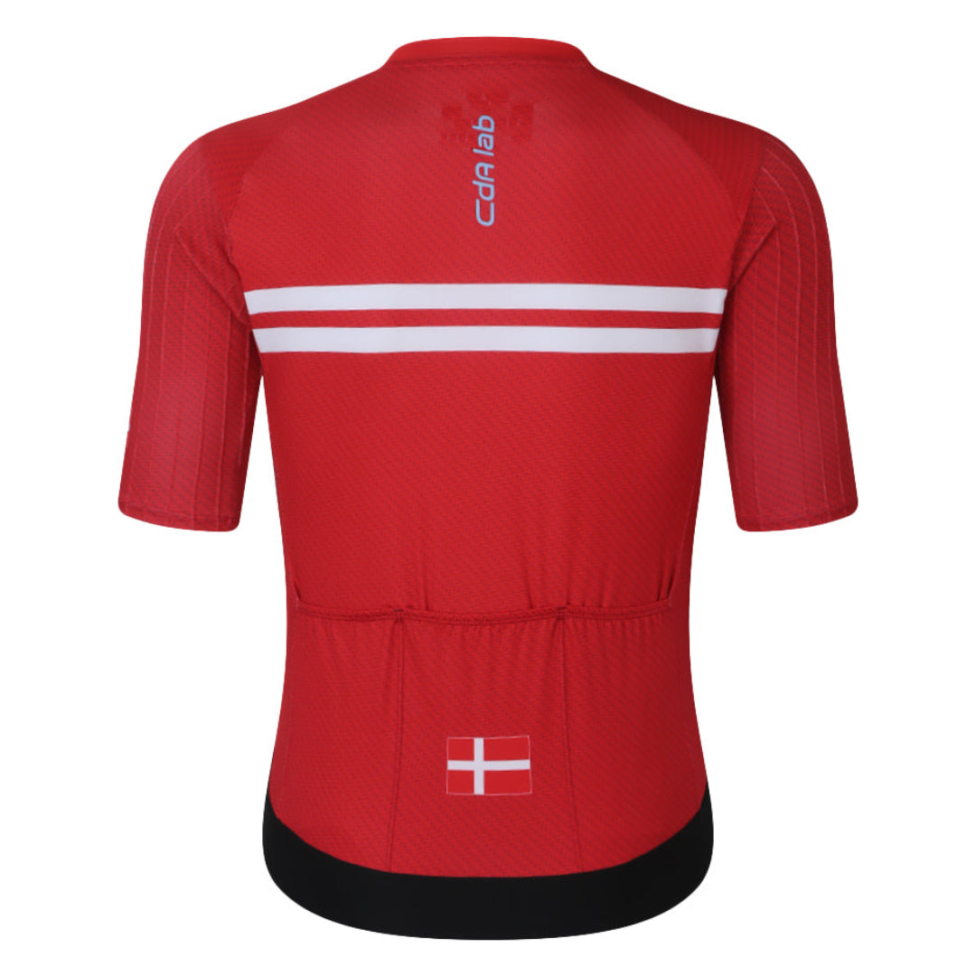 CdA lab Kortærmet Aero Jersey Danmark - Red