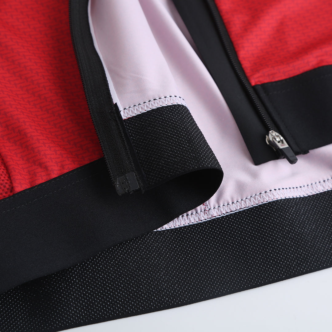 CdA lab Kortærmet Aero Jersey Danmark - Red