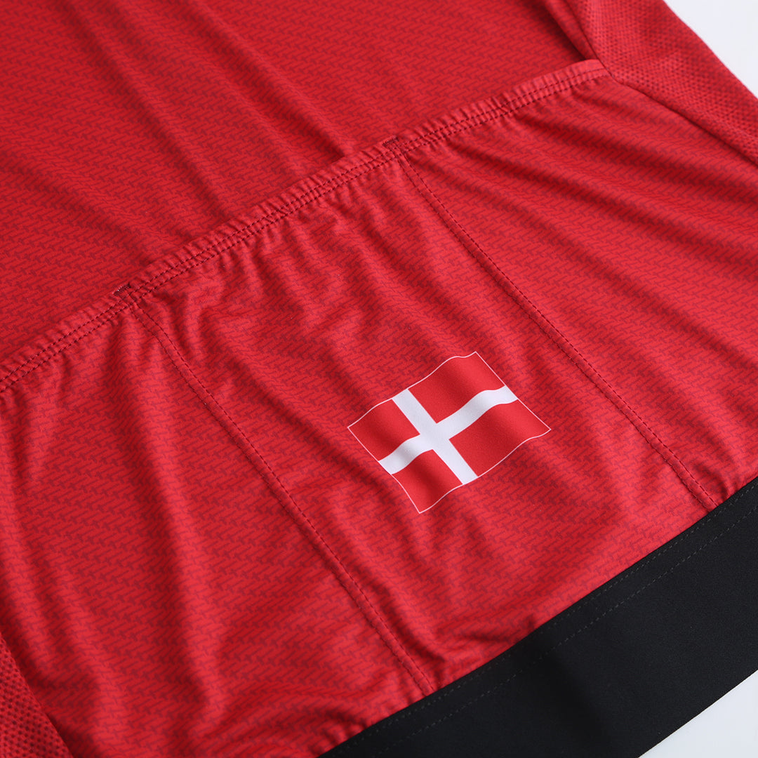 CdA lab Kortærmet Aero Jersey Danmark - Red