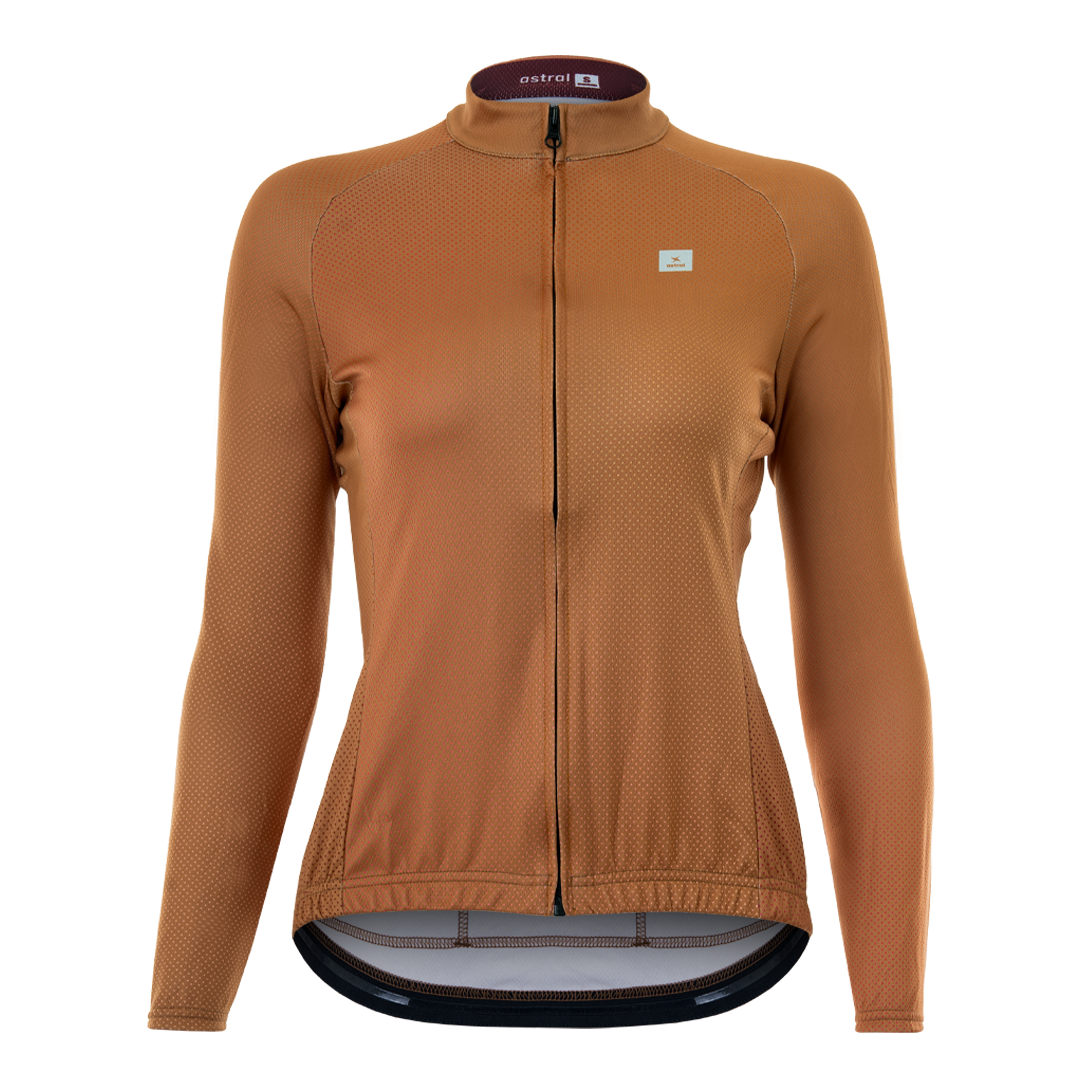 Astral Premium Langærmet Jersey Dame - Burned Orange