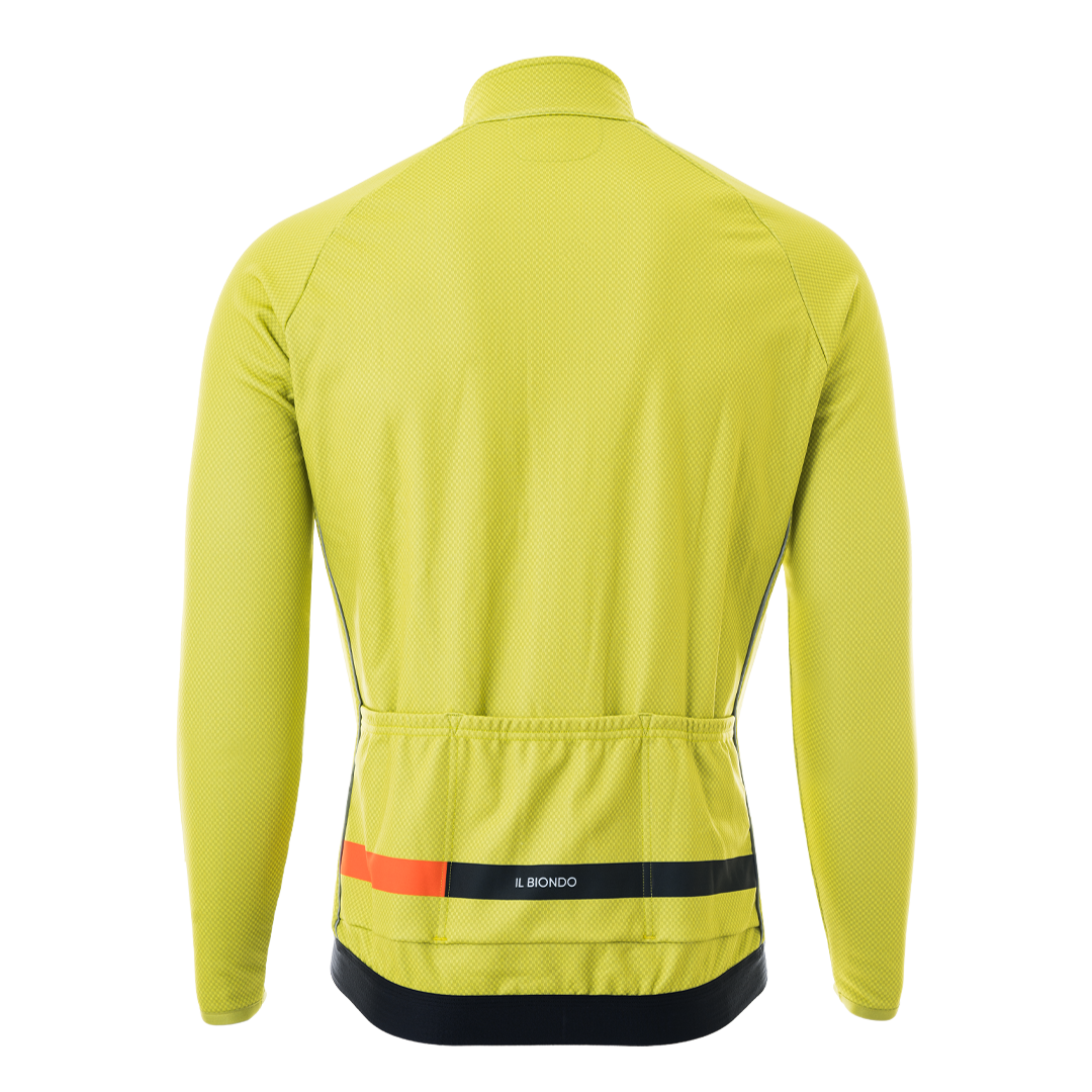 Il Biondo Courage Aero Therm Cykeljakke Vinter Herre - Lemon