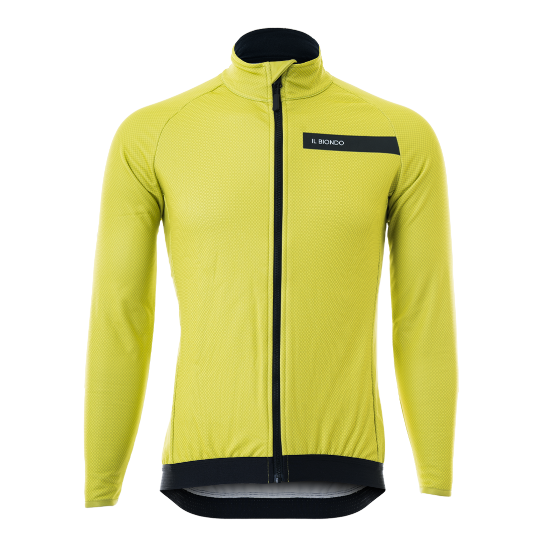 Il Biondo Courage Aero Therm Cykeljakke Vinter Herre - Lemon