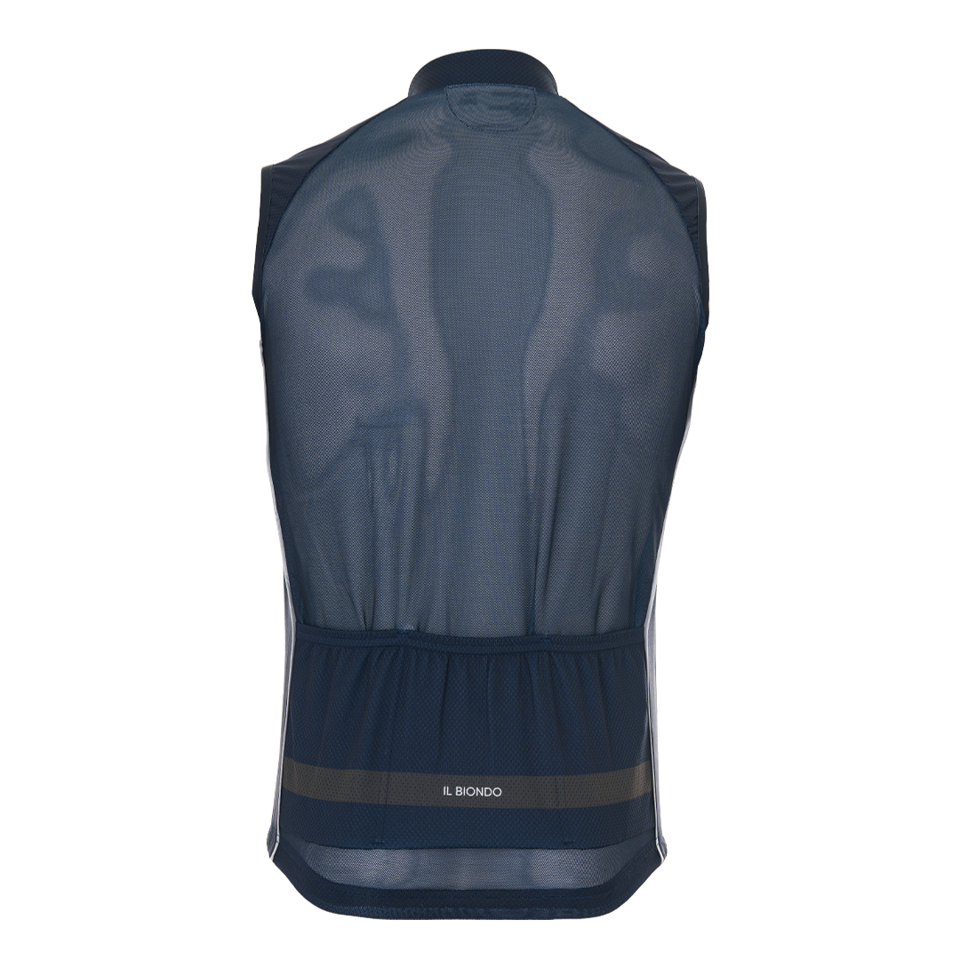 IL Biondo Courage Flight Cykelvindvest Herre - Dark Blue