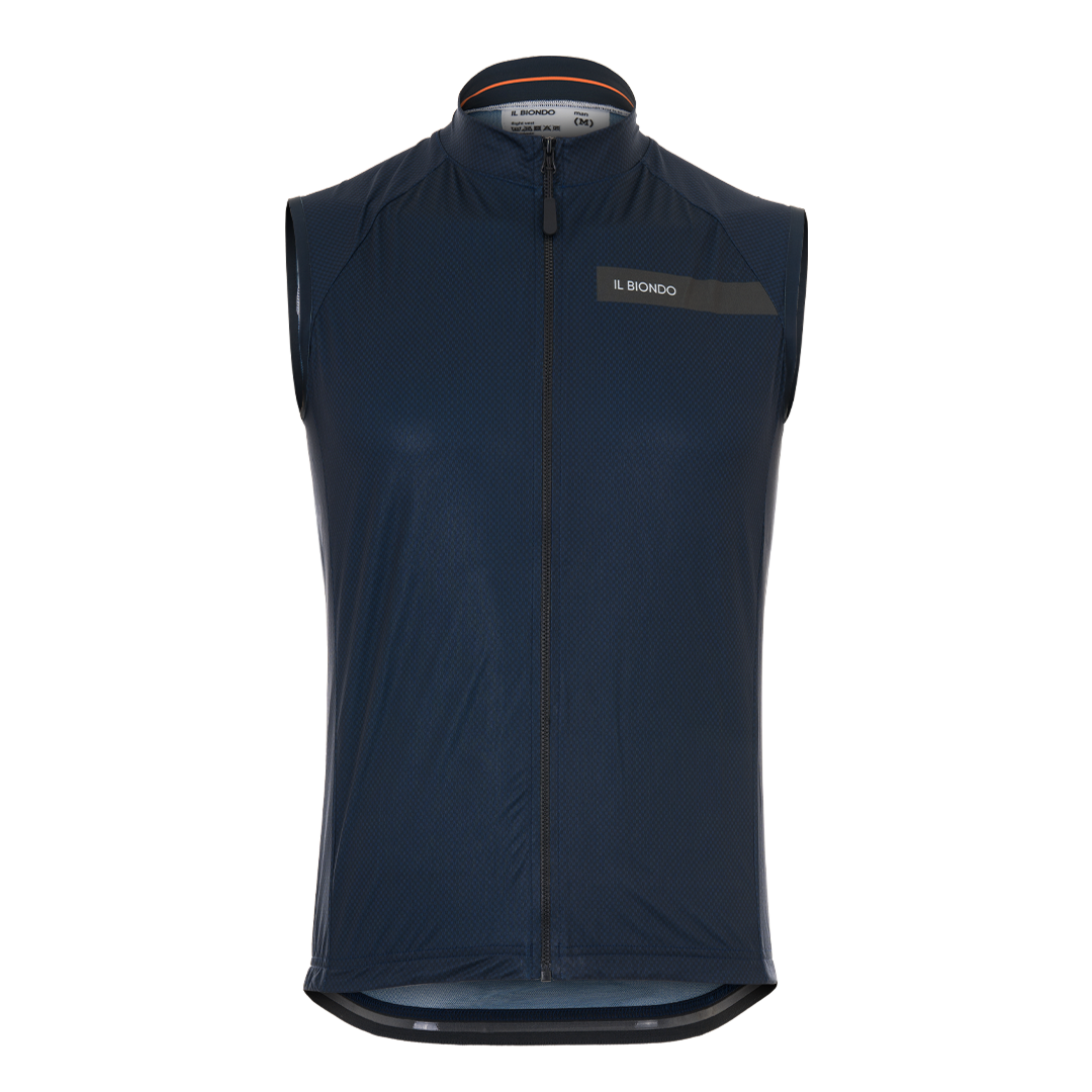 IL Biondo Courage Flight Cykelvindvest Herre - Dark Blue
