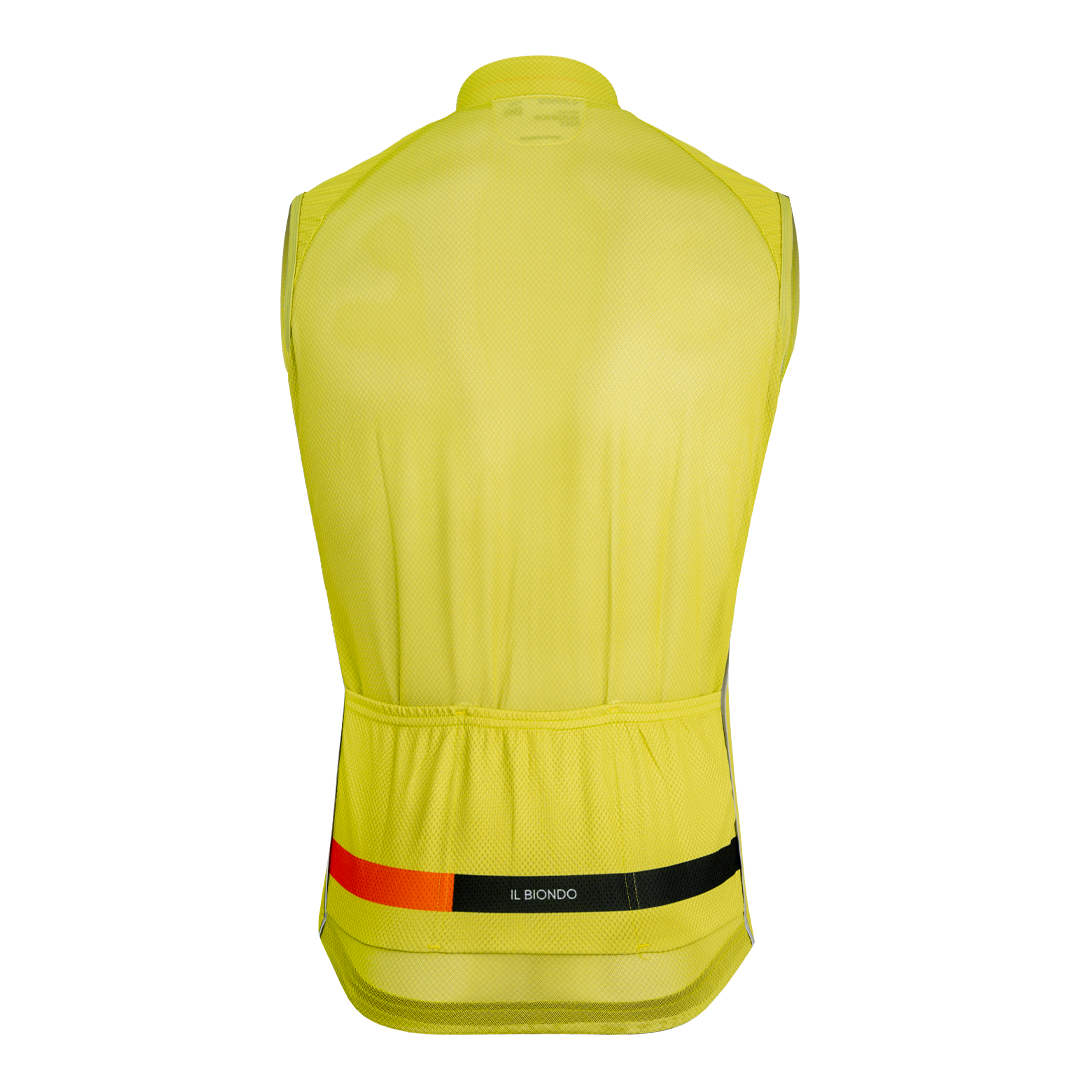IL Biondo Courage Flight Cykelvindvest Herre - Lemon