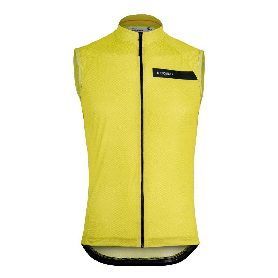 IL Biondo Courage Flight Cykelvindvest Herre - Lemon