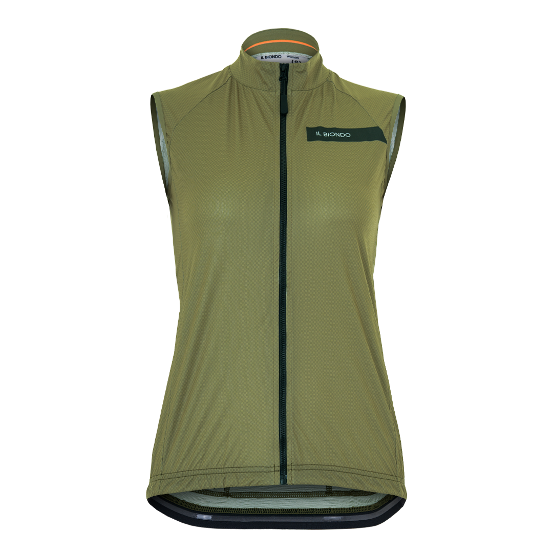 IL Biondo Courage Flight Cykelvindvest Dame - Wheat