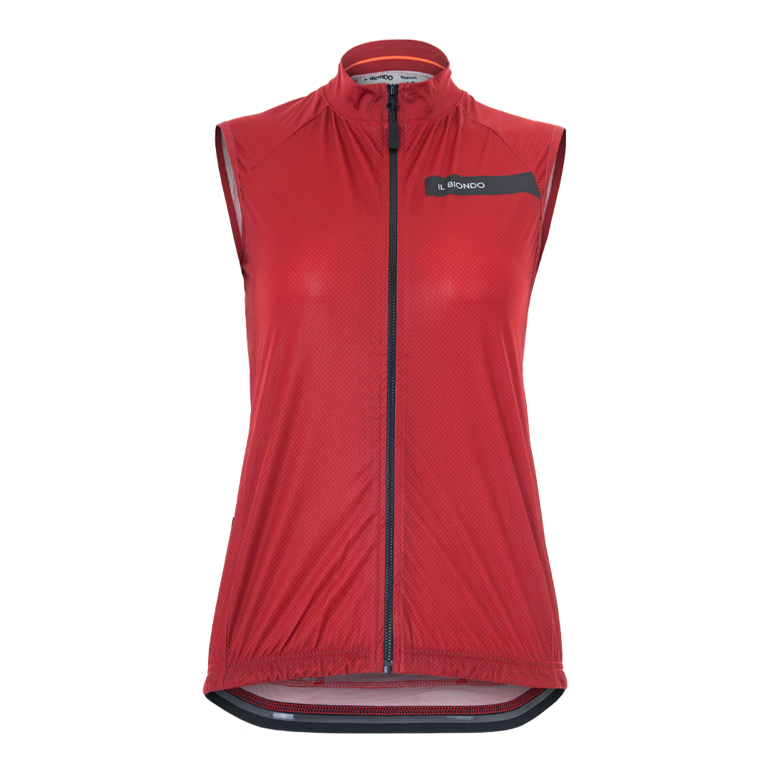 IL Biondo Courage Flight Cykelvindvest Dame - Red
