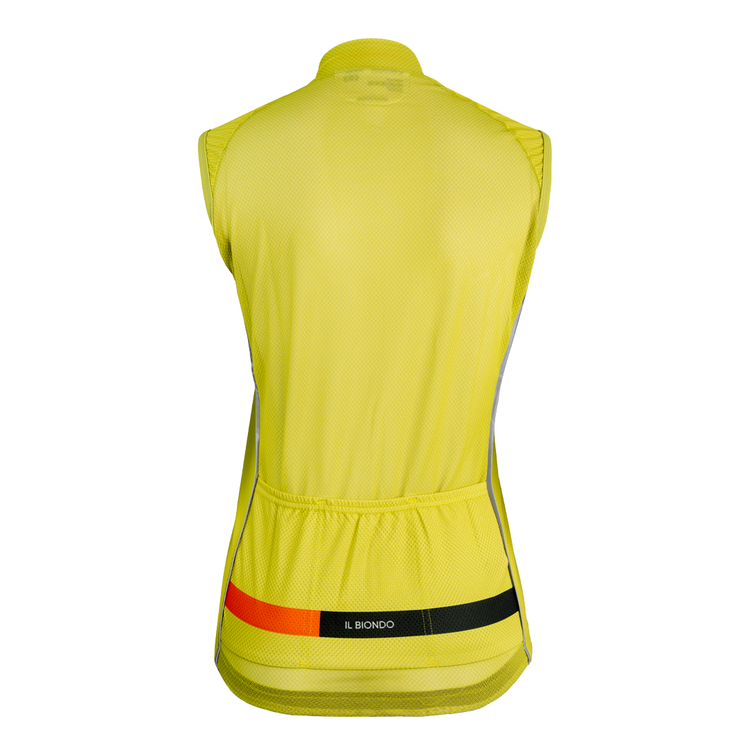 IL Biondo Courage Flight Cykelvindvest Dame - Lemon