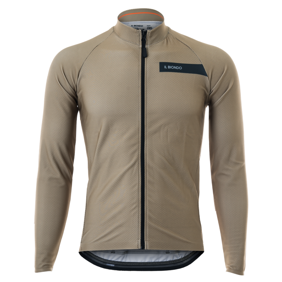 Il Biondo Courage Zima Langærmet Jersey Herre - Sand