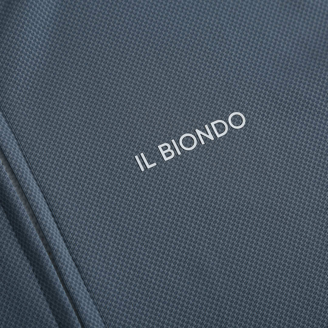Il Biondo Vento Kortærmet Cykeltrøje Herre - Stone Blue
