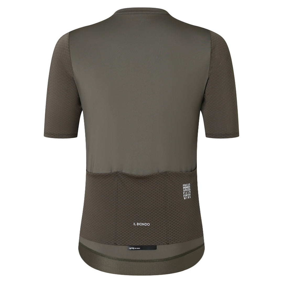 Il Biondo Vento 2.0 Kortærmet Cykeltrøje Herre - Soft Olive