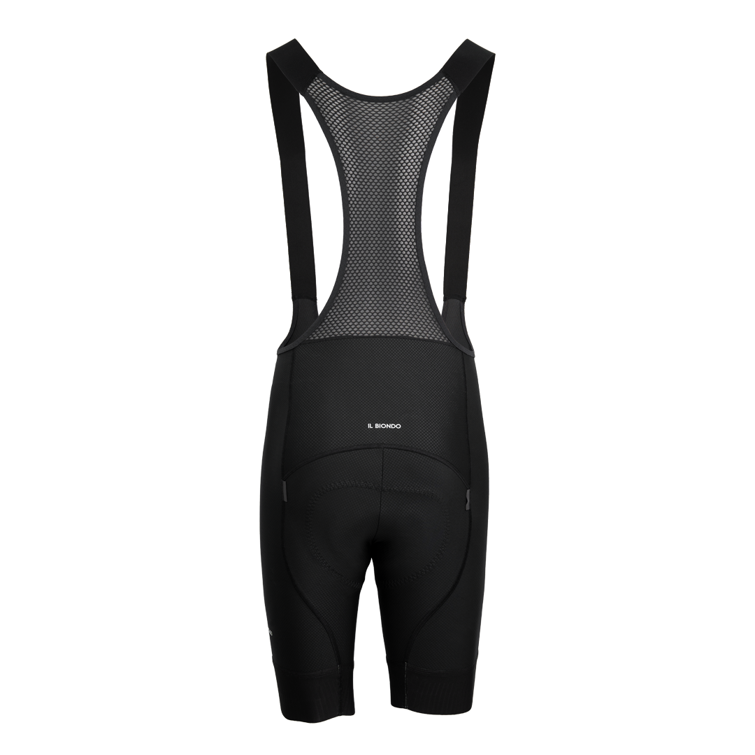 Il Biondo Monument Bib Shorts SHD +2 cm Herre - Black