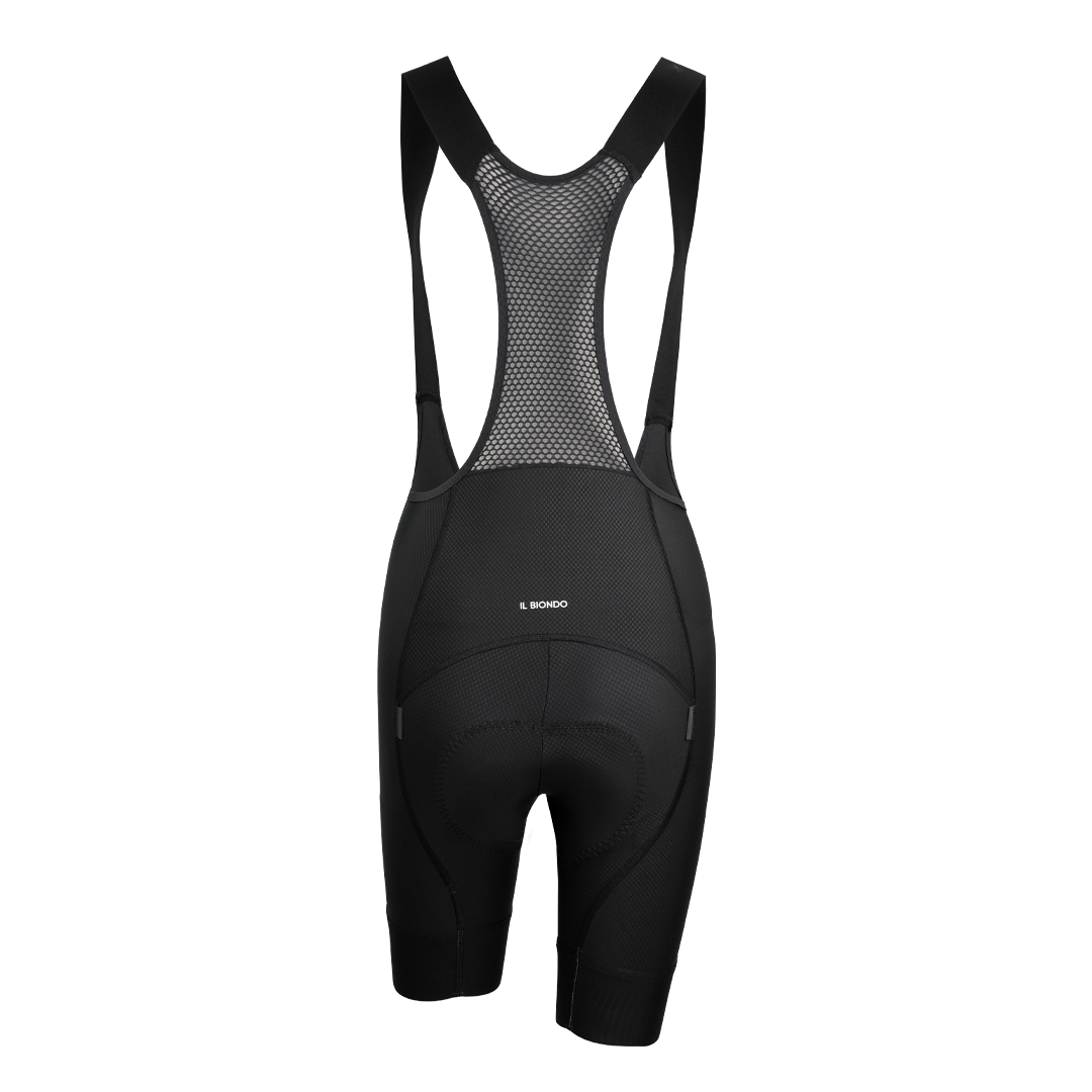 Il Biondo Monument Bib Shorts SHD Dame - Black