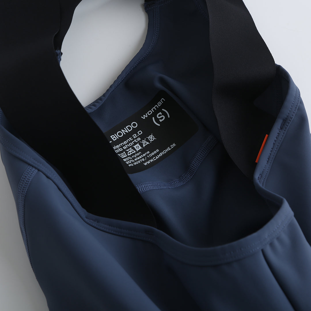 Il Biondo Element 2.0 Bib Shorts Dame - Soft Blue
