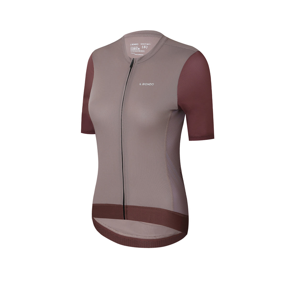 Il Biondo Vento Kortærmet Cykeltrøje Dame - Dusty Rose