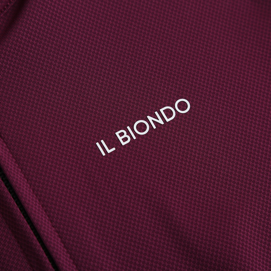 Il Biondo Vento Kortærmet Cykeltrøje Dame - Plum