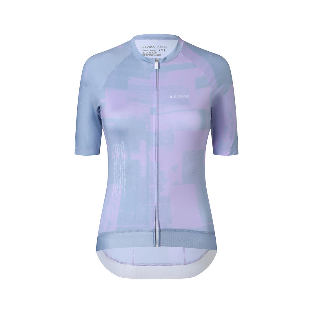 Il Biondo Infinito Kortærmet Cykeltrøje Dame - Light Purple