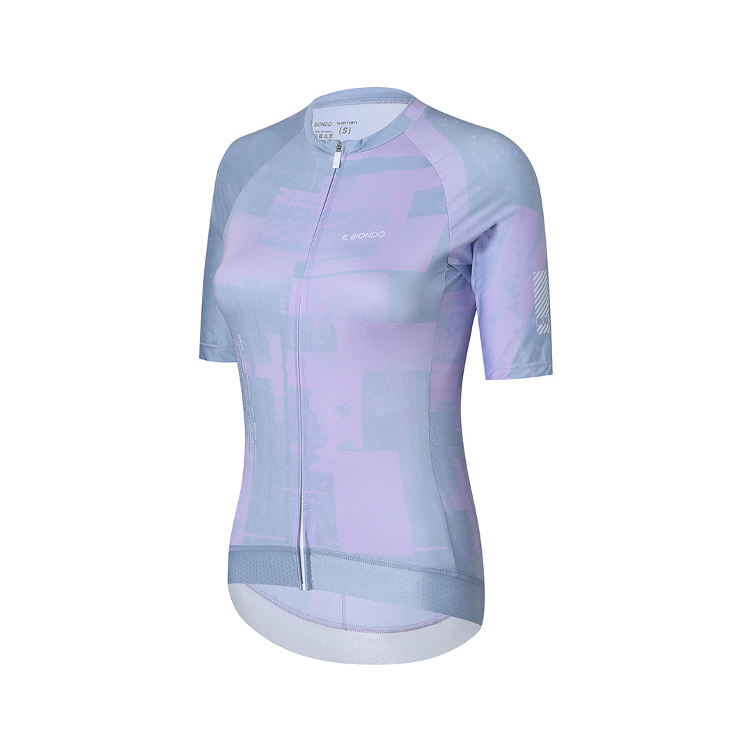 Il Biondo Infinito Kortærmet Cykeltrøje Dame - Light Purple