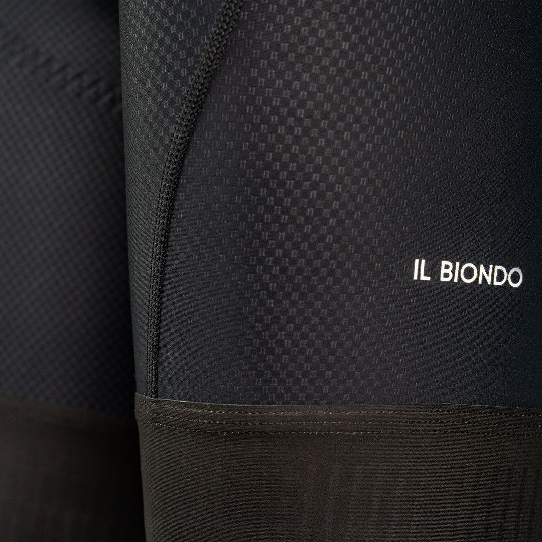 Il Biondo Monument Bib Shorts Herre - Black