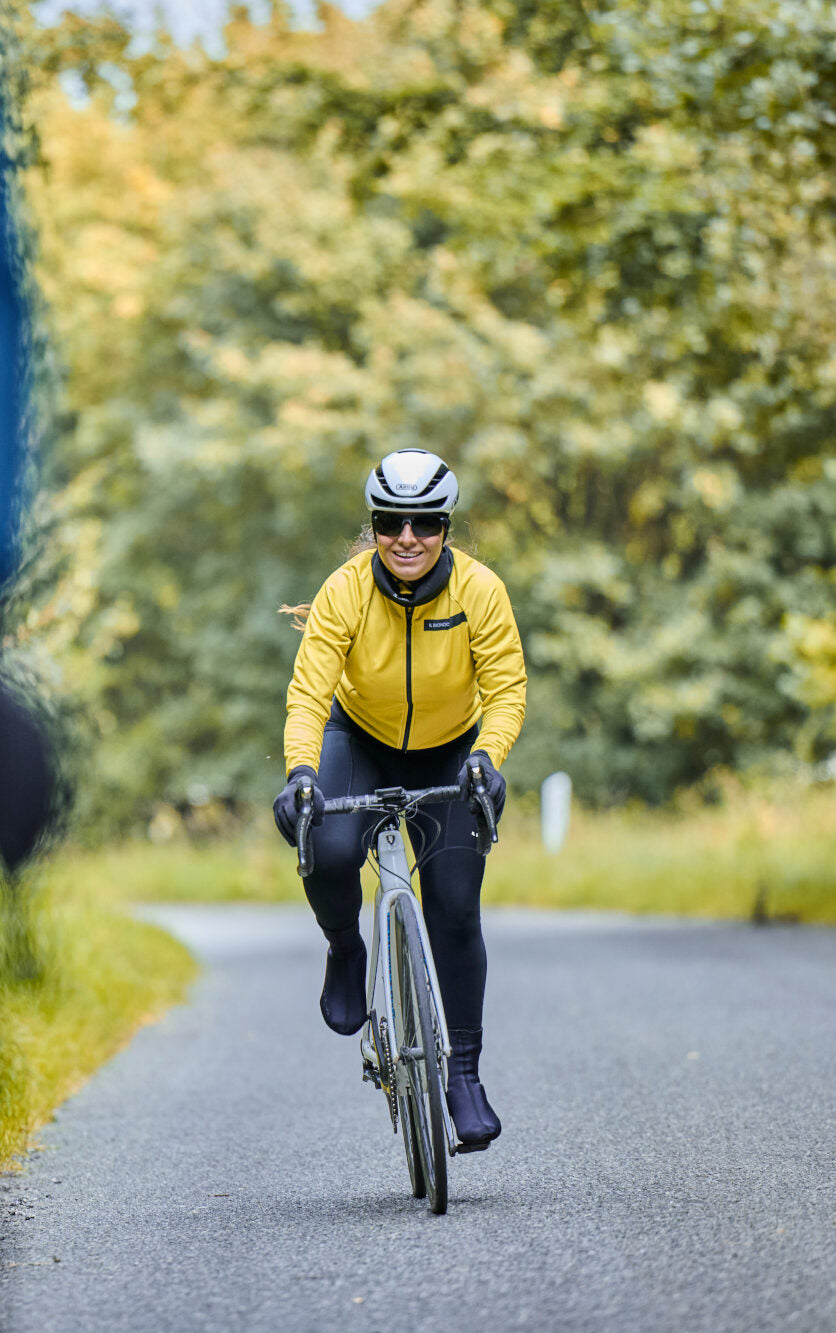 Il Biondo Courage Aero Therm Cykeljakke Vinter Dame - Lemon
