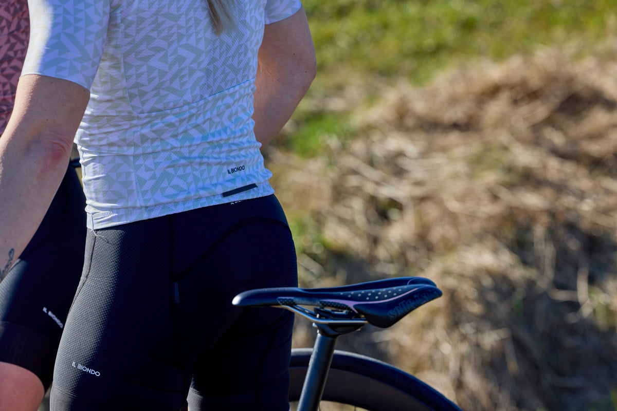 Il Biondo Monument Bib Shorts SHD +2 cm Dame - Black