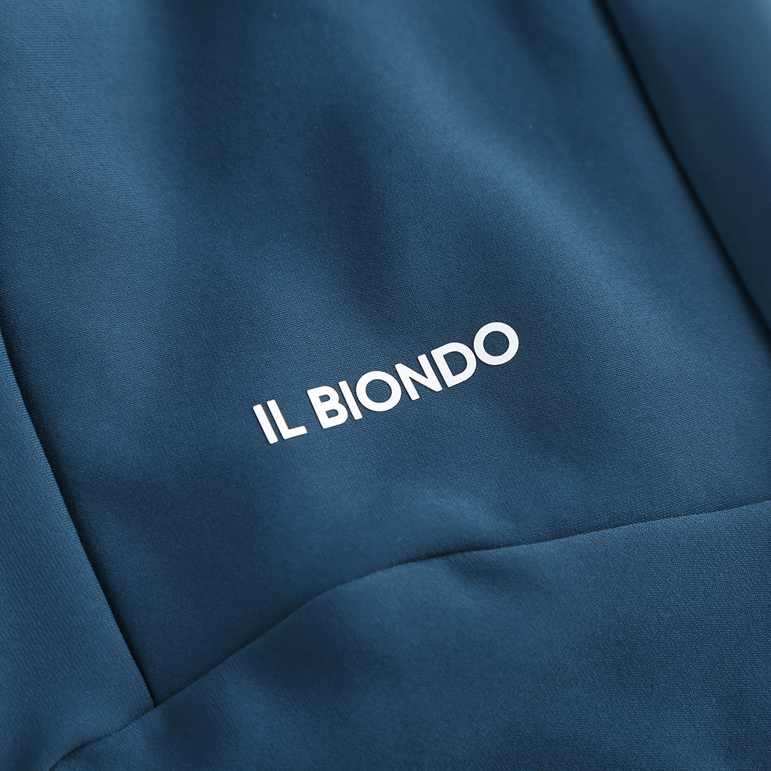 Il Biondo Element Cykelbukser Lang m. Pude Herre - Havblå