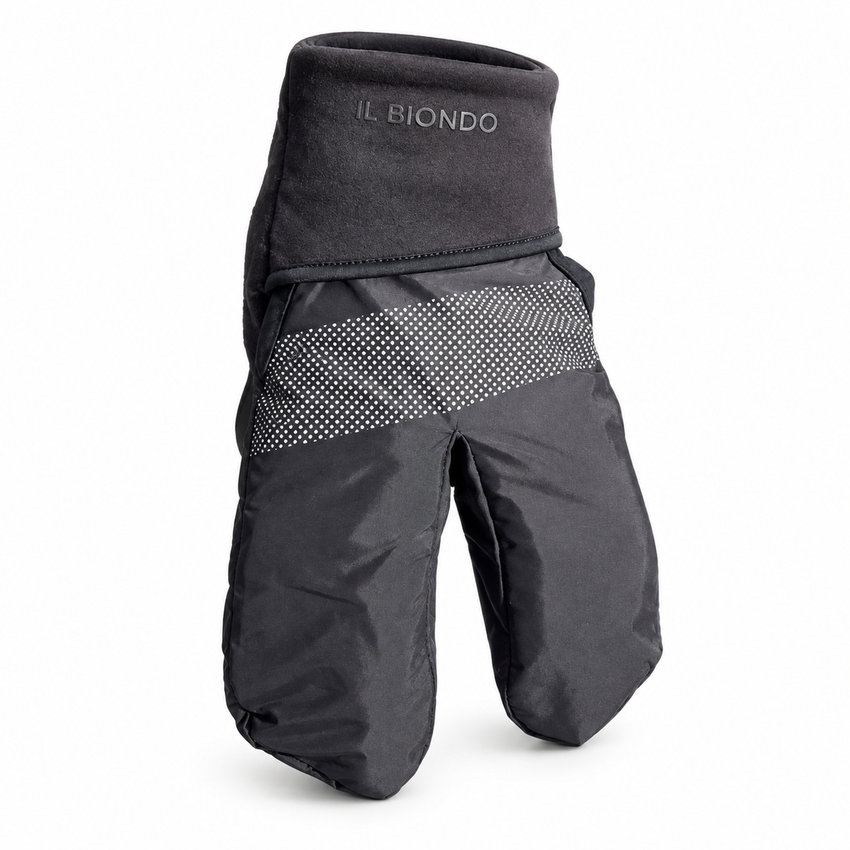 Il Biondo Lang Cykelhandske m. Vindtæt Overtræk - Sort