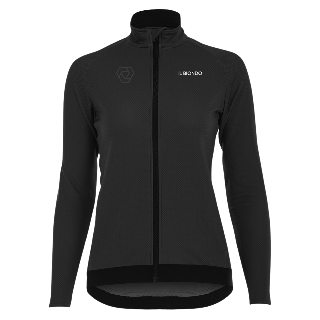 Il Biondo Aero Therm Cykeljakke Vinter Dame - Sort