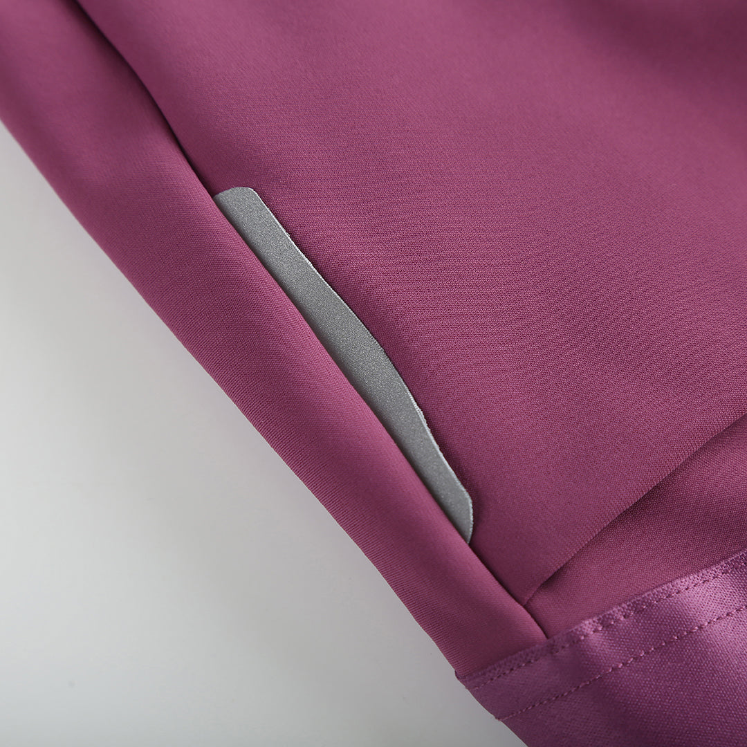 Il Biondo Element Langærmet Cykeltrøje Termo Dame - Støvet Pink/Oliven
