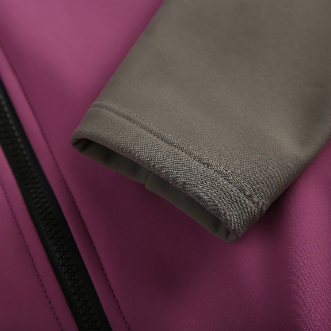 Il Biondo Element Langærmet Cykeltrøje Termo Dame - Støvet Pink/Oliven