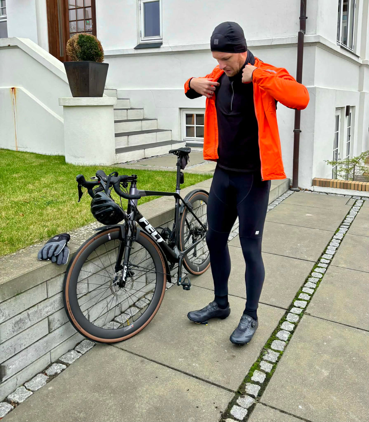 Astral Multi Cykel- og Løbejakke Herre - Hi-Viz Orange