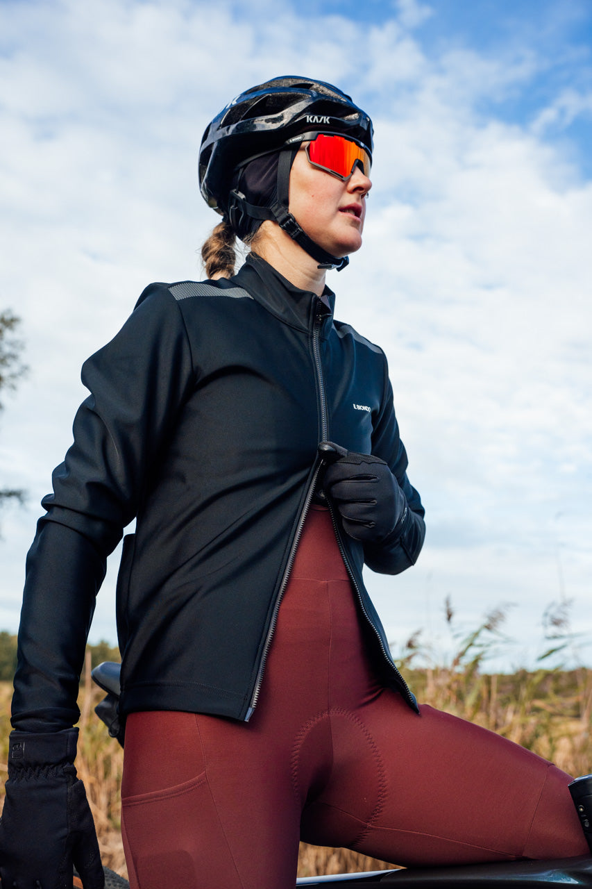 Il Biondo Element Cykeljakke Termo Dame - Black